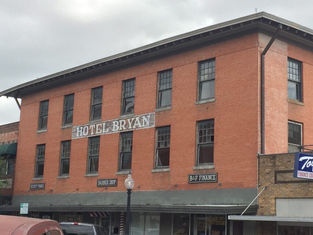Historical building in Bryan, Texas