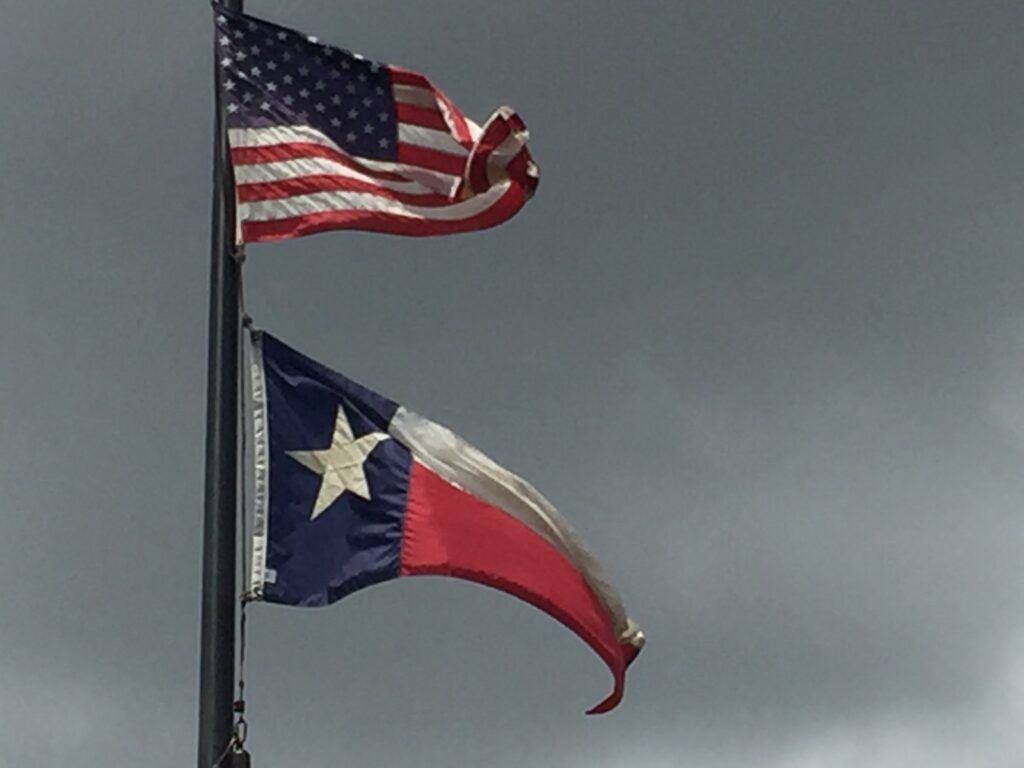 Flags over College Station