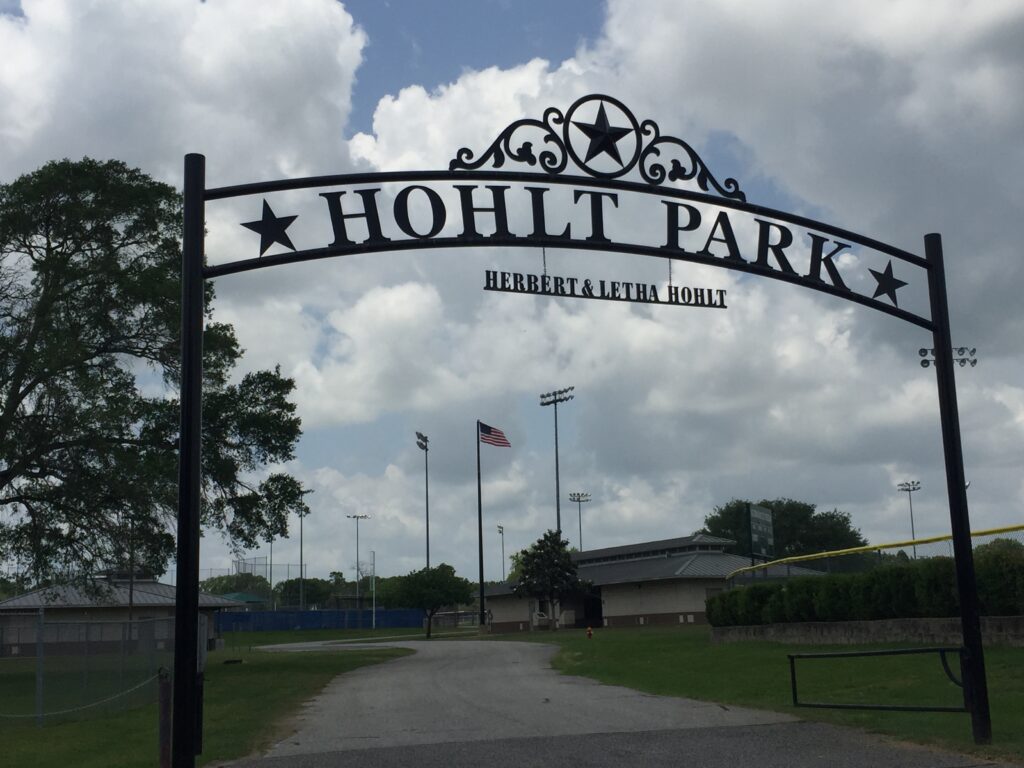 Hohlt Park in Brenham, Texas